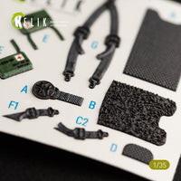 1/35 Kelik HH-60H Rescue Hawk interior 3D decals for Kitty Hawk kit