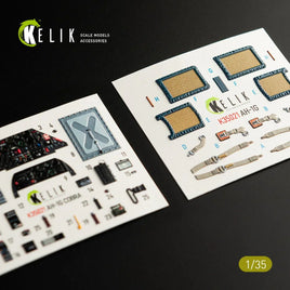 1/35 Reskit AH-1G Cobra interior 3D decals for ICM kit