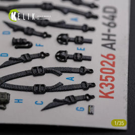 1/35 Reskit AH-64D Apache interior 3D decals for Meng kit (1/35)