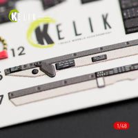 1/48 Kelik F-104G Starfighter late type interior 3D decals for Hasegawa kit