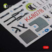 1/48 Reskit F/A-18F Super Hornet interior 3D decals for MENG kit - MPM Hobbies