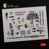 1/48 Reskit IL-2 Shturmovik interior 3D decals for Tamiya kit - MPM Hobbies