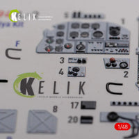 1/48 Reskit IL-2 Shturmovik interior 3D decals for Tamiya kit - MPM Hobbies