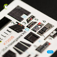 1/72 Kelik F-35A interior 3D decals for Hasegawa kit