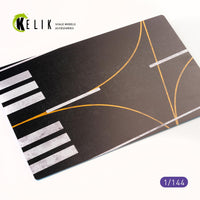 1/144 Kelik Civil Asphalt 23m Base - Acrylic 3 mm (280 x 180 mm) (170 g)