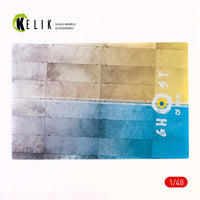 1/48 Kelik Concrete plates Ghost of Kyiv Base - Acrylic 3 mm (410 x 270 mm) (410 g)