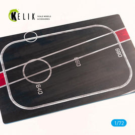 1/72 Kelik HMS Victoriuos rear Lift 1964 Base - Acrylic 3 mm (280 x 180 mm) (170 g)