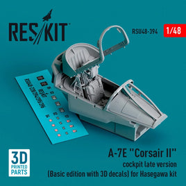 1/48 Reskit A-7E Corsair II cockpit late version for Hasegawa kit (3D Printed) - MPM Hobbies