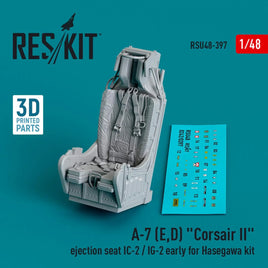 1/48 Reskit A-7 (E,D) Corsair II ejection seat IC-2 / IG-2 early for Hasegawa kit - MPM Hobbies