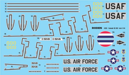 1/144 Roden Convair XC-99 Plastic Model Kit - MPM Hobbies