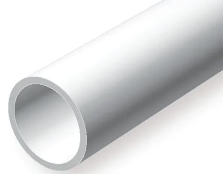 Evergreen .281" (7.1mm) OD OPAQUE WHITE POLYSTYRENE TUBING - MPM Hobbies
