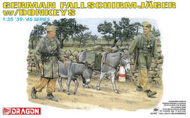1/35 Dragon Models German Fallschirmjager w/Donkeys - 6077 - MPM Hobbies