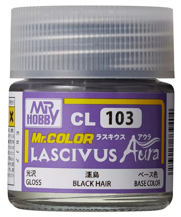 Mr. Hobby 10ml Mr. Color Lascivus Gloss Black Hair - CL103 - MPM Hobbies