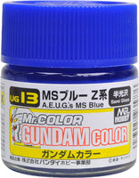 Mr. Hobby Gundam Color MS Zeta Blue 10ml - UG13