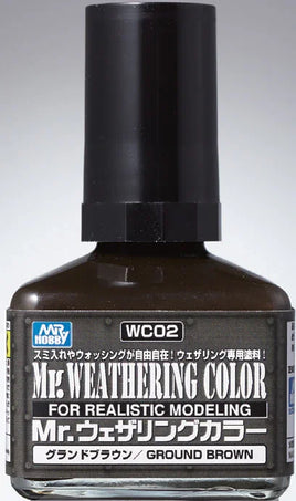 Mr. Hobby - Mr. Weathering Color Ground Brown - WC02 - MPM Hobbies