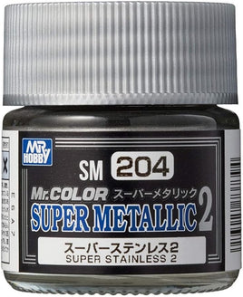 Mr. Hobby - Mr. Color Super Metallic 2 Stainless 2 (10ml) - SM204