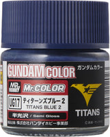 Mr. Hobby Gundam Color MS Titans Blue (2) 10ml - UG17