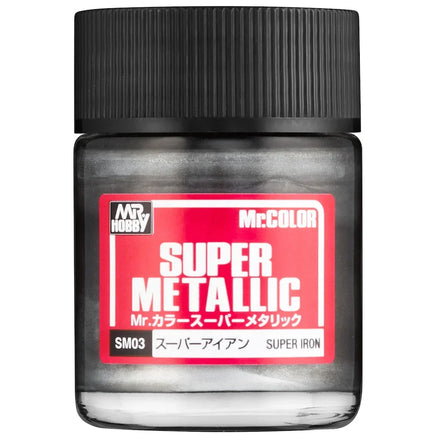 Mr. Hobby - Mr. Color Super Metallic Iron 10ml - SM03 - MPM Hobbies