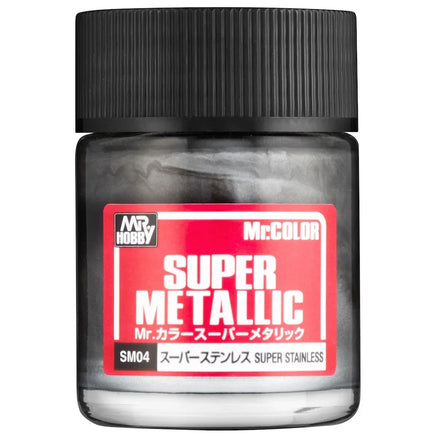 Mr. Hobby - Mr. Color Super Metallic Stainless 10ml - SM04 - MPM Hobbies