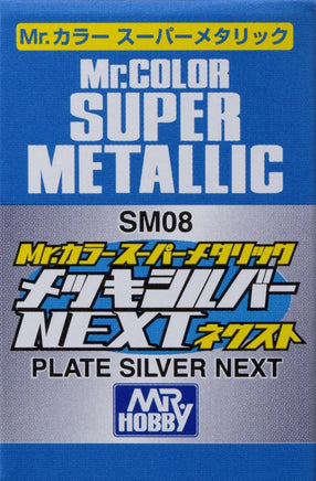 Mr. Hobby - Mr. Color Plate Silver Next - SM08 - MPM Hobbies