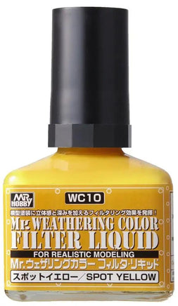 Mr. Hobby - Mr. Weathering Color Spot Yellow - WC10 - MPM Hobbies
