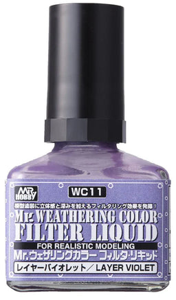 Mr. Hobby - Mr. Weathering Color Layer Violet - WC11 - MPM Hobbies