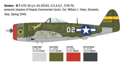 1/48 Italeri P-47D Thunderbolt 2835