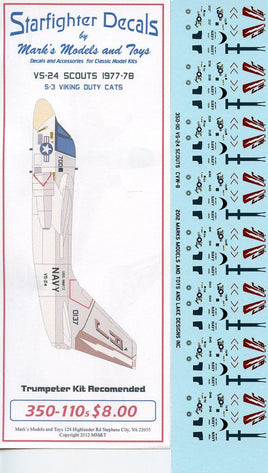 1/350 Starfighter Decals VS-24 Scouts
