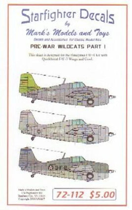 1/72 Starfighter Decals - Wilcats Pt. - MPM Hobbies