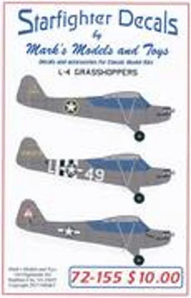 1/72 Starfiighter Decals - L-4 Grasshoppers - MPM Hobbies