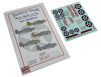 1/72 Starfighter Decals - Early USN Wildcats - MPM Hobbies