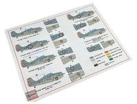 1/72 Starfighter Decals - Early USN Wildcats - MPM Hobbies