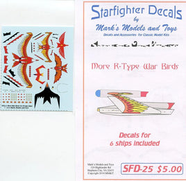 Starfighter Decals -Star Trek - More R Type Warbirds