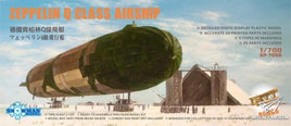 1/700 Snowman Zeppelin Q Class Airship w/3D printed BE2c Plastic Model Kit