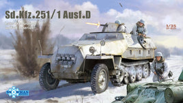 1/35 Snowman Sd.kfz.251/1 Ausf.D German Haltrack Plastic Model Kit