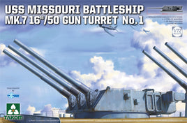 1/72 Takom USS Missouri Battleship Mk 7 16"/50 Gun Turret