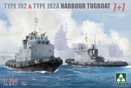 1/350 Takom Type 192 & Type 192A Harbor Tugboat 1 Plastic Model Kit