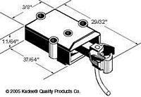 HO Scale Kadee Coupler Black
