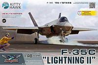 1/48 Kitty Hawk F-35C Lightning II Plastic Model Kit - MPM Hobbies