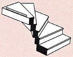 G Plastruct Stal-48 Staircase Left - MPM Hobbies