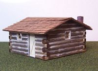 HO Rslaserkits Log Cabin