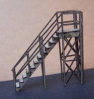 N Rslaserkits Staircase with Rails - MPM Hobbies