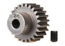 Traxxas Gear, 24-T pinion (48-p) (fits 3mm shaft)/ set screw 2424 - MPM Hobbies