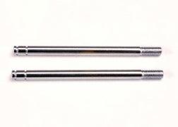 Traxxas Shock shafts, steel, chrome finish (long) (2) 1664 - MPM Hobbies