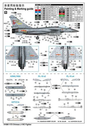 1/72 Trumpeter Chinese J-10C Fighter - MPM Hobbies