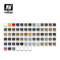 Vallejo 72ml Set of 72 Basic Model Air Color - 71170