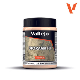 Vallejo 200ml Light Brown Mud - 26810