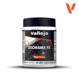 Vallejo 200ml Transparent Water - 26201