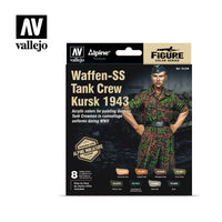 Vallejo Set of 8 (17ml) Waffen-SS Tank Crew, Kursk 1943 - 70249