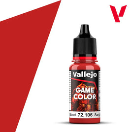 Vallejo 18ml Scarlet Blood - 72106 - MPM Hobbies